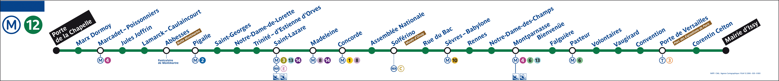 plan metro paris ligne 12