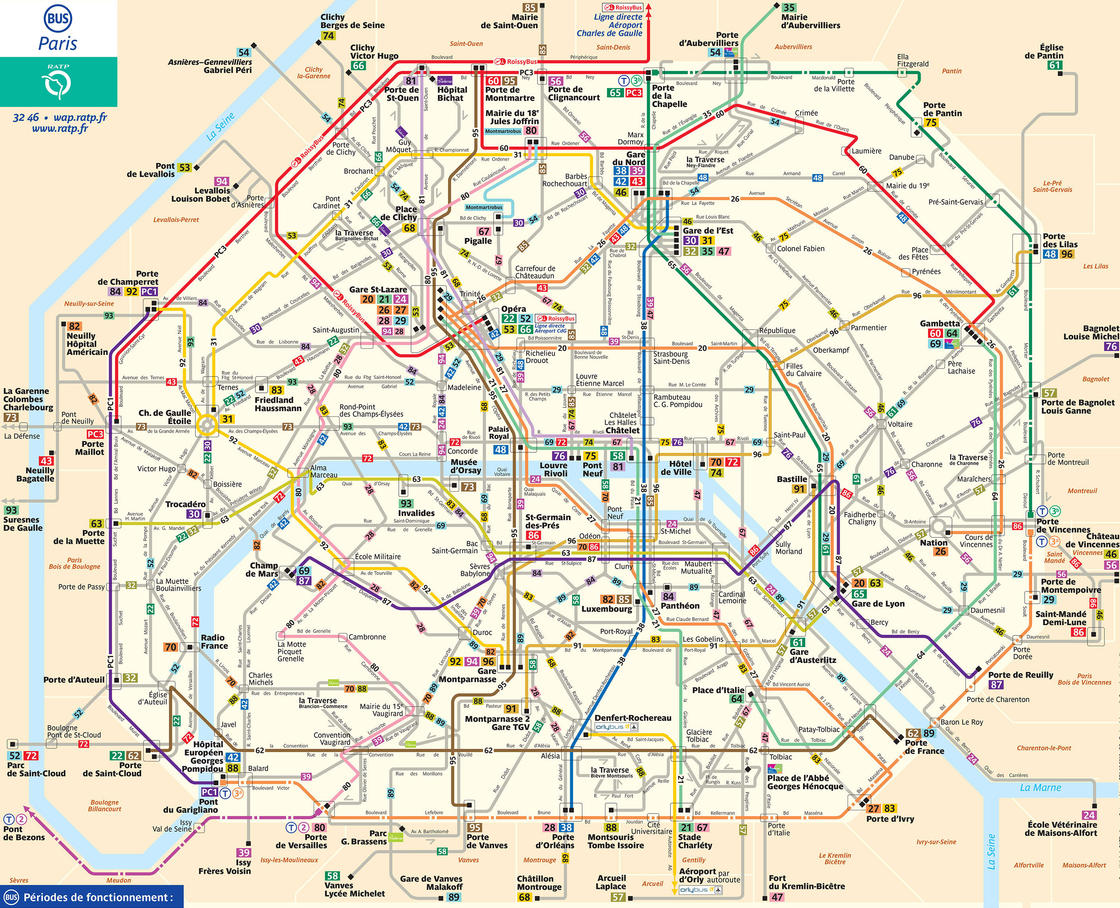 Plan Bus Paris